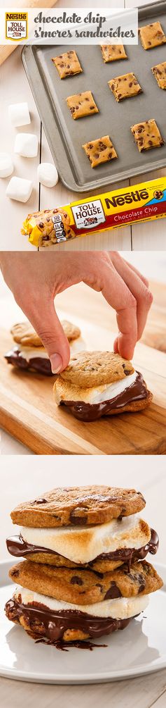 Chocolate Chip S’mores Sandwiches