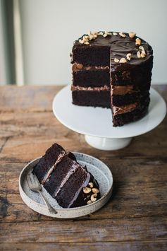 Chocolate Hazelnut Layer Cake