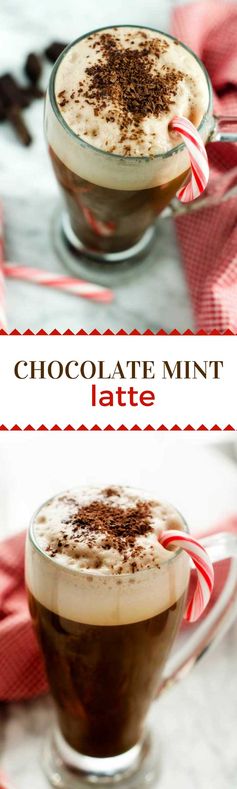 Chocolate Mint Latte