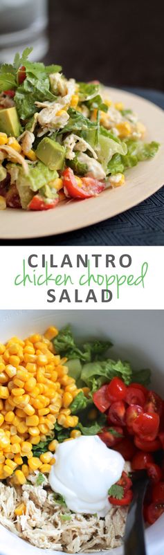 Cilantro Chicken Chopped Salad