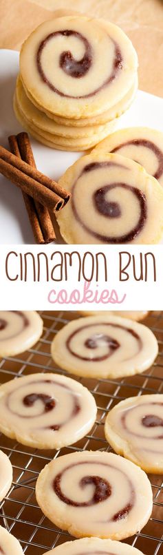 Cinnamon bun cookies