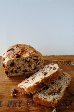 Cinnamon Raisin Bread (Whole Wheat