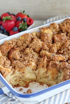 Cinnamon Vanilla Baked French Toast