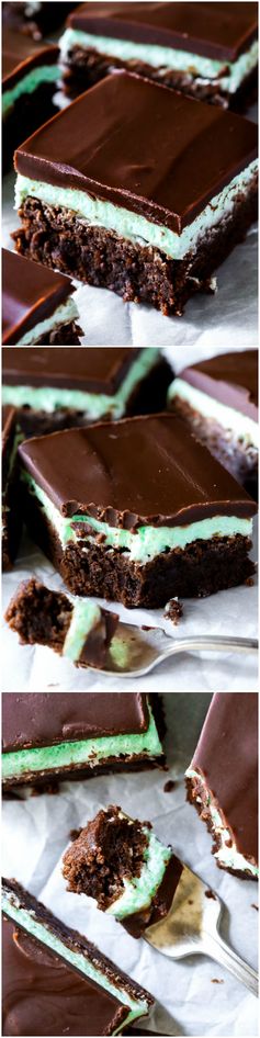 Classic Mint Chocolate Brownies