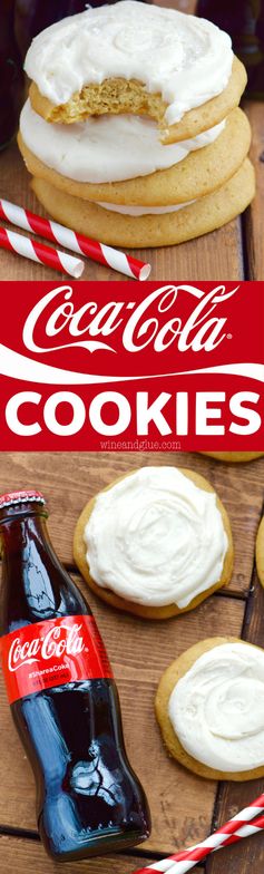 Coca-Cola Cookies with Coca-Cola Frosting