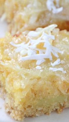 Coconut Lemon Bars (GF, DF