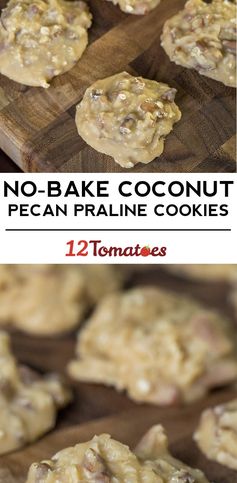 Coconut Pecan Praline Cookies