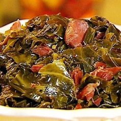 Collard Greens & Ham - Beer Braised