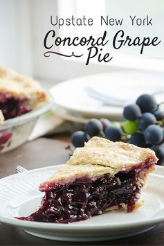 Concord Grape Pie