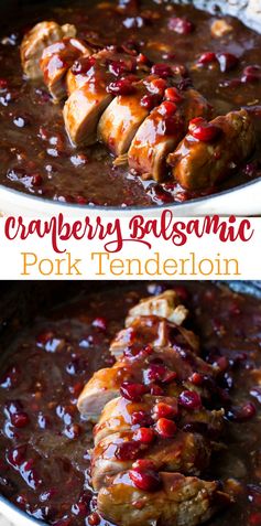 Cranberry Balsamic Pork Tenderloin