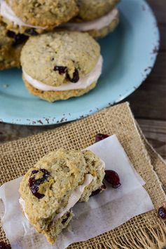 Cranberry Oatmeal Sandwich Cookies (Vegan, Gluten-Free