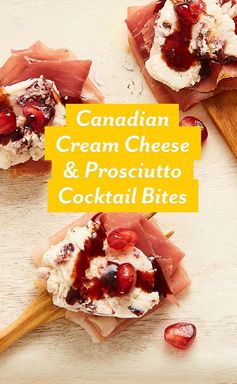 Cream cheese & prosciutto cocktail bites