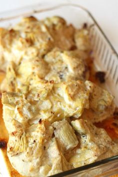 Creamy Artichoke Chicken (Dairy Free, Paleo