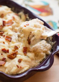 Creamy Cauliflower ‘n Cheese with Bacon