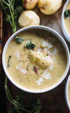 Creamy Potato Barley Soup