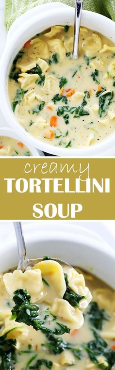 Creamy Tortellini Soup