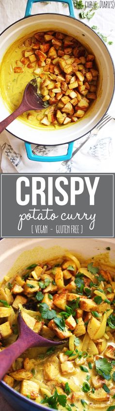 Crispy Potato Curry [vegan + gluten free]