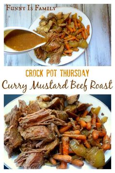 Crock Pot Curry Mustard Beef Roast