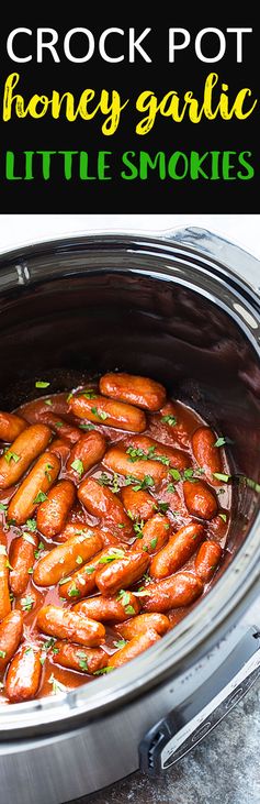 Crock Pot Honey Garlic Little Smokies