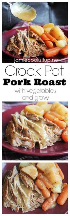 Crock Pot Pork Roast with Vegetables and Gravy (Renewed