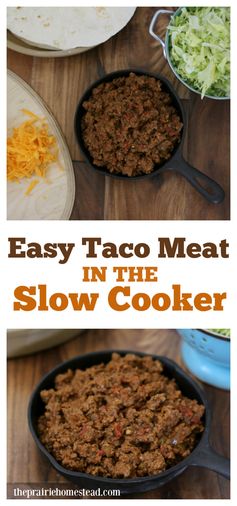 Crock Pot Taco Meat