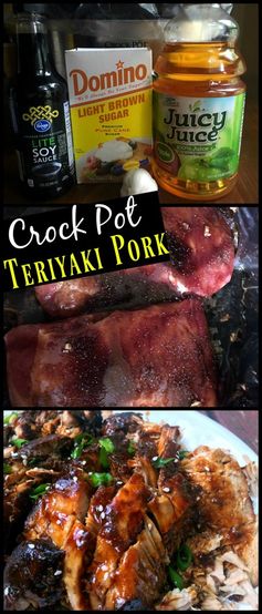 Crock Pot Teriyaki Pork