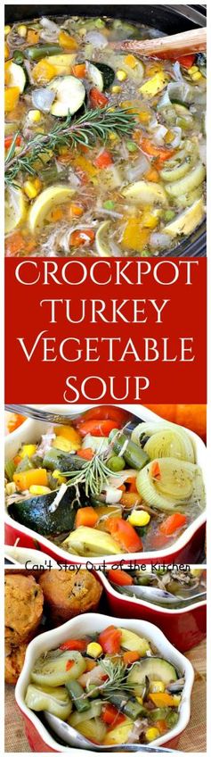 Crockpot Turkey Vegetable Soup