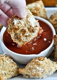 Crunchy Oven-Fried Cheese Ravioli