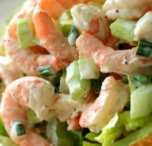 Cucumber Celery Shrimp Chopped Salad (Dukan Diet PV Cruise