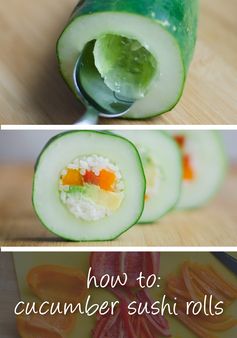 Cucumber Sushi Rolls