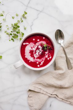 Cumin Beet Soup from Superfood Soups