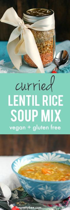 Curried Lentil Rice Soup Mix