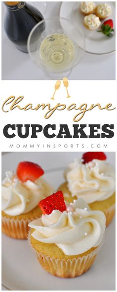 Decadent Champagne Cupcakes