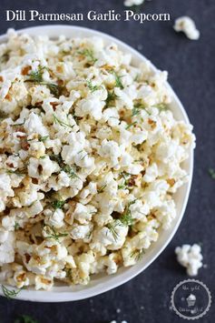 Dill Parmesan Garlic Popcorn