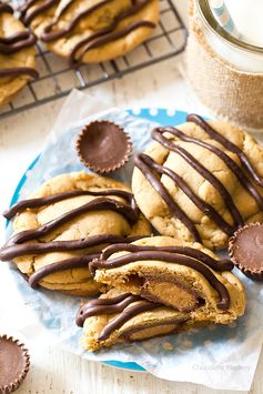 Double Peanut Butter Surprise Cookies