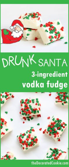 drunk Santa fudge