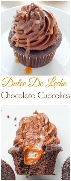 Dulce De Leche Chocolate Cupcakes