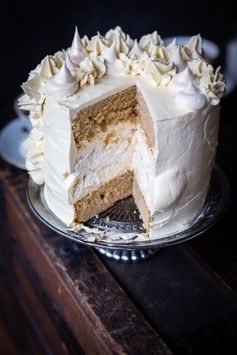 Earl Grey Meringue Cake