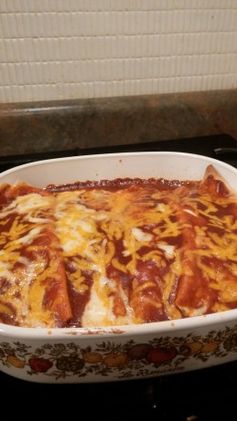 Easiest Beef Enchiladas Ever