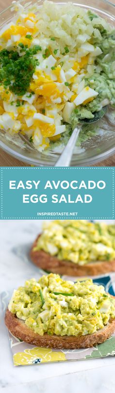 Easy Avocado Egg Salad