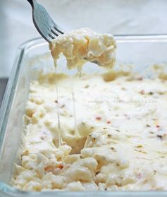 Easy Cheesy Cauliflower Gratin Recipe (Low Carb and Gluten Free
