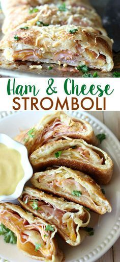 Easy Ham and Cheese Stromboli