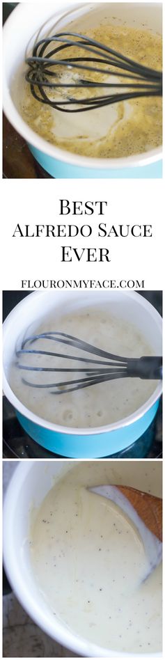 Easy Homemade Fettuccine Alfredo Sauce | Skinny Alfredo Sauce