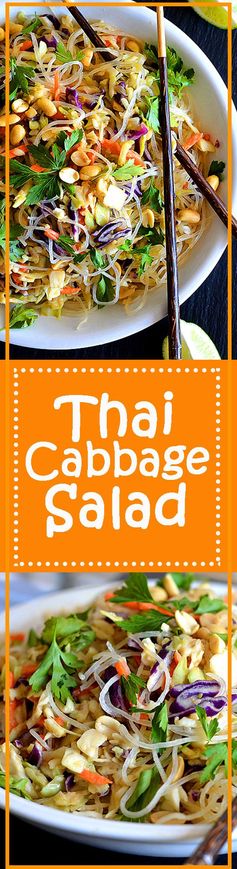 Easy Vegan Thai Cabbage Salad