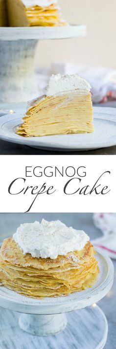 Eggnog Crepe Cake