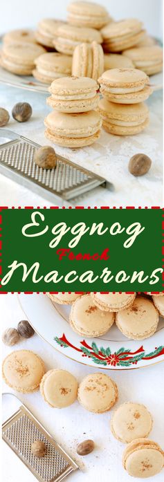 Eggnog Macarons #SundaySupper