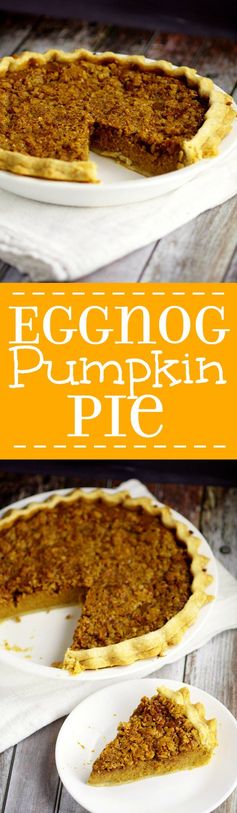 Eggnog Pumpkin Pie