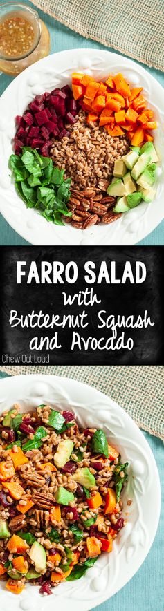 Farro Salad with Butternut and Avocado