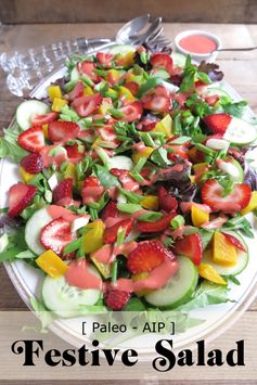 Festive Salad for Holidays and Celebrations (AIP - Paleo