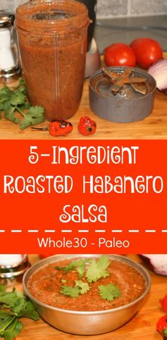 Five-Ingredient Roasted Habanero Salsa